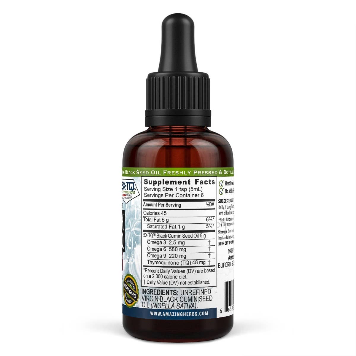 Premium Black Seed Oil 2oz Bottle