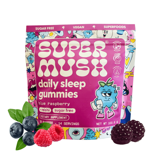 Supermush Daily Sleep Gummies 28 Counts