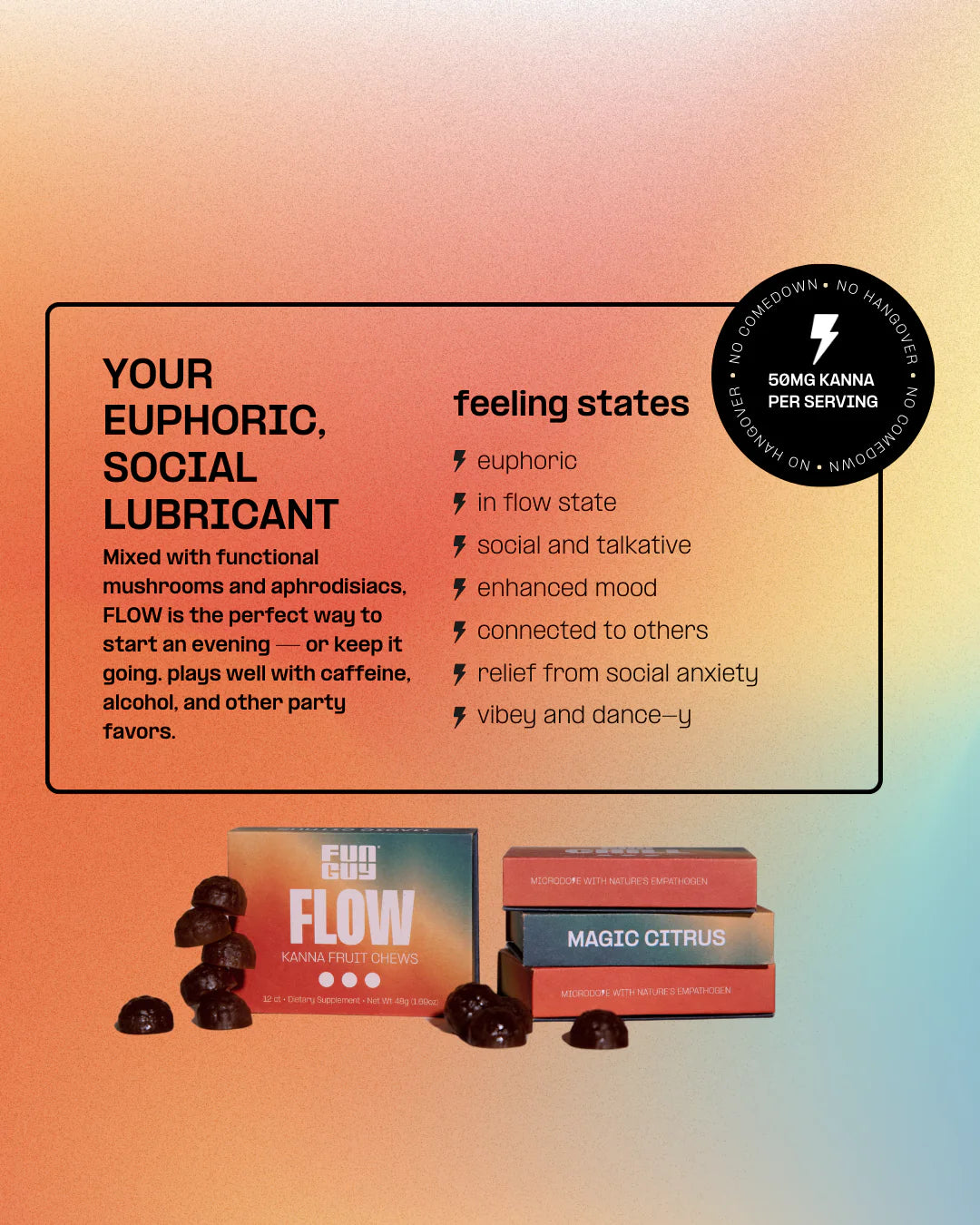 Fun Guy Flow Kanna Fruit Chews