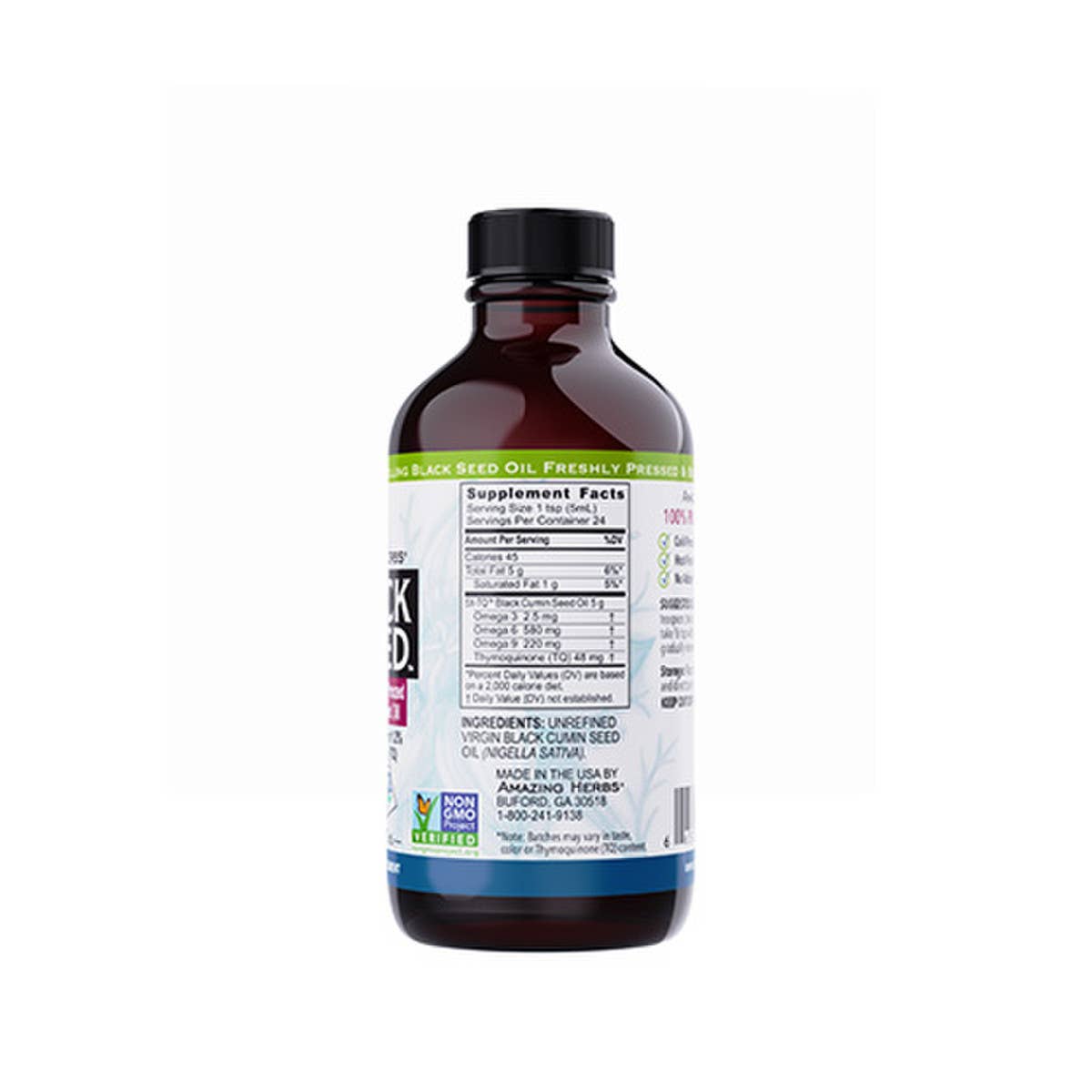Premium Black Seed Oil 4oz Bottle