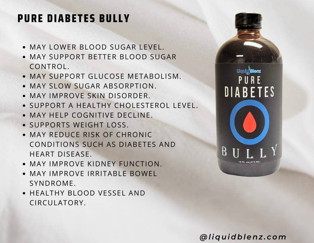 Liquid Blenz - Pure Diabetes Bully / Soursop Bitters